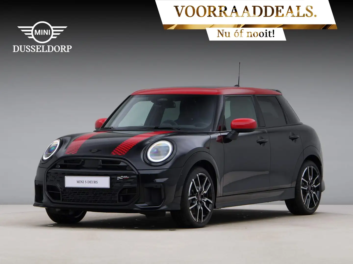 MINI Cooper C 5-deurs John Cooper Works Pakket XL PRIVATE LEASE Zwart - 1