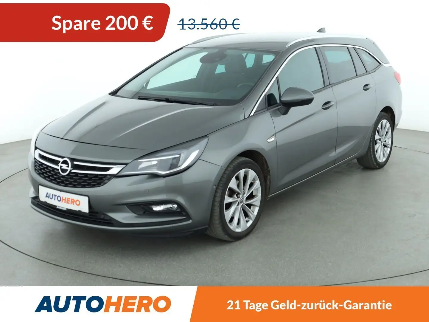 Opel Astra 1.4 SIDI Turbo Excellence Start/Stop Aut.*NAVI*CAM Grau - 1