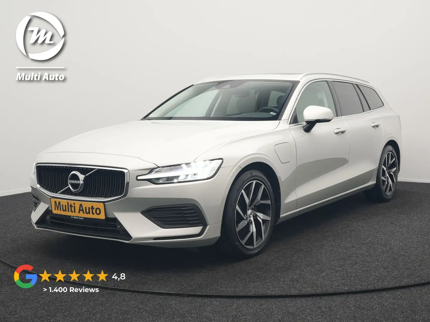 Volvo V60 T6 Twin Engine AWD Momentum Pro Plug In Hybrid 340 Argent - 1