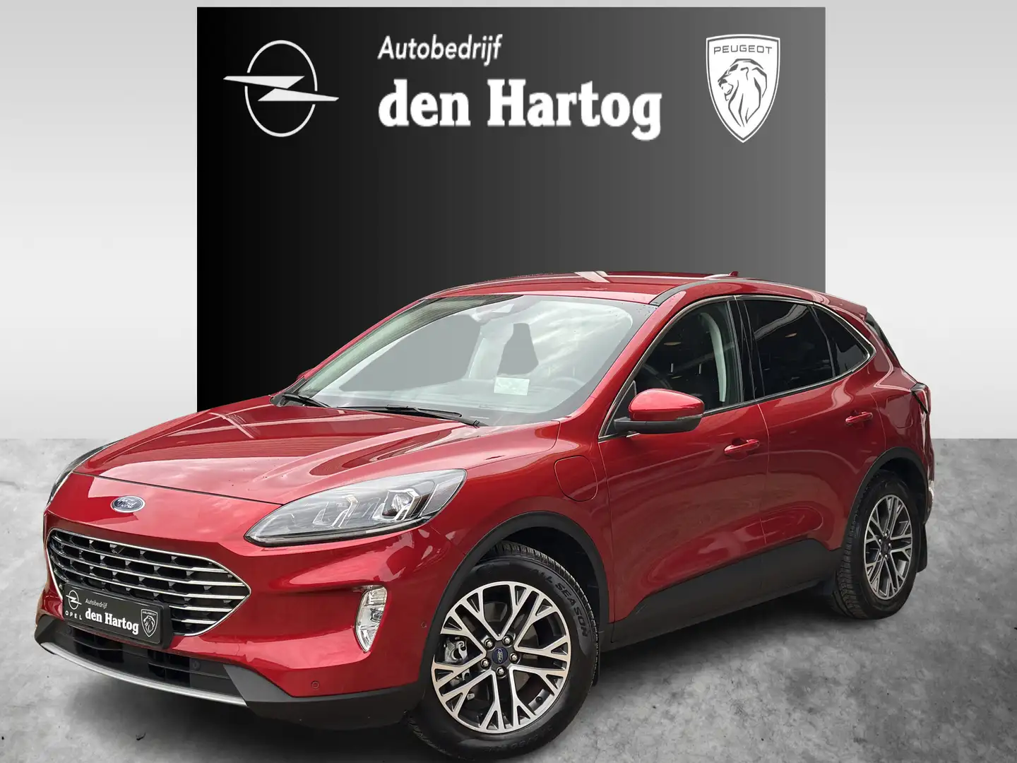 Ford Kuga 2.5 PHEV Titanium X Trekhaak/Stoelverwarming V+A/C Kırmızı - 1