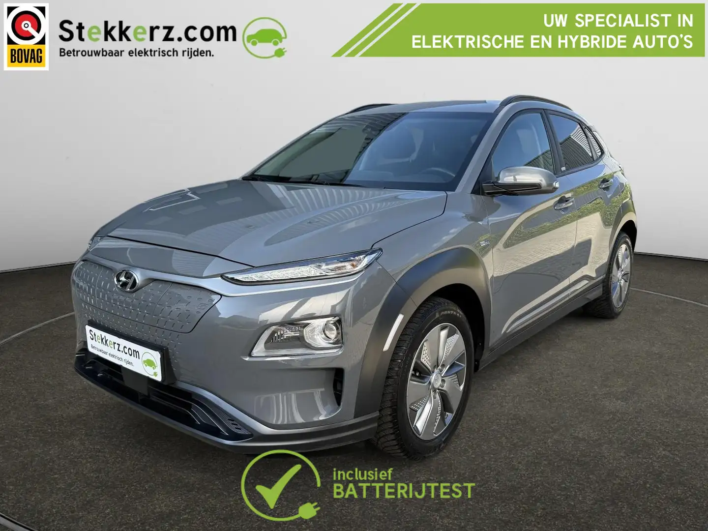 Hyundai KONA EV Fashion 39 kWh Stoelverw, Camera Gris - 1