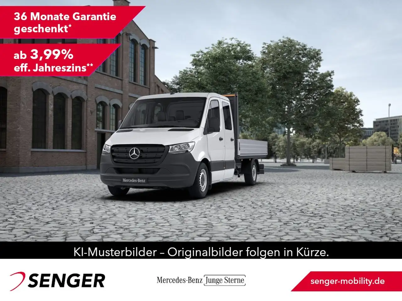 Mercedes-Benz Sprinter 315 CDI Pritsche DoKa L3 Klima Tempomat — photo 1 of 12
