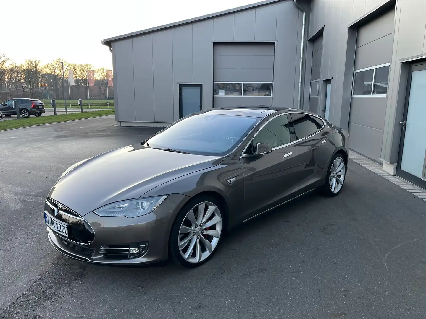 Tesla Model S Model S P90D Ludicrous + Silber - 2