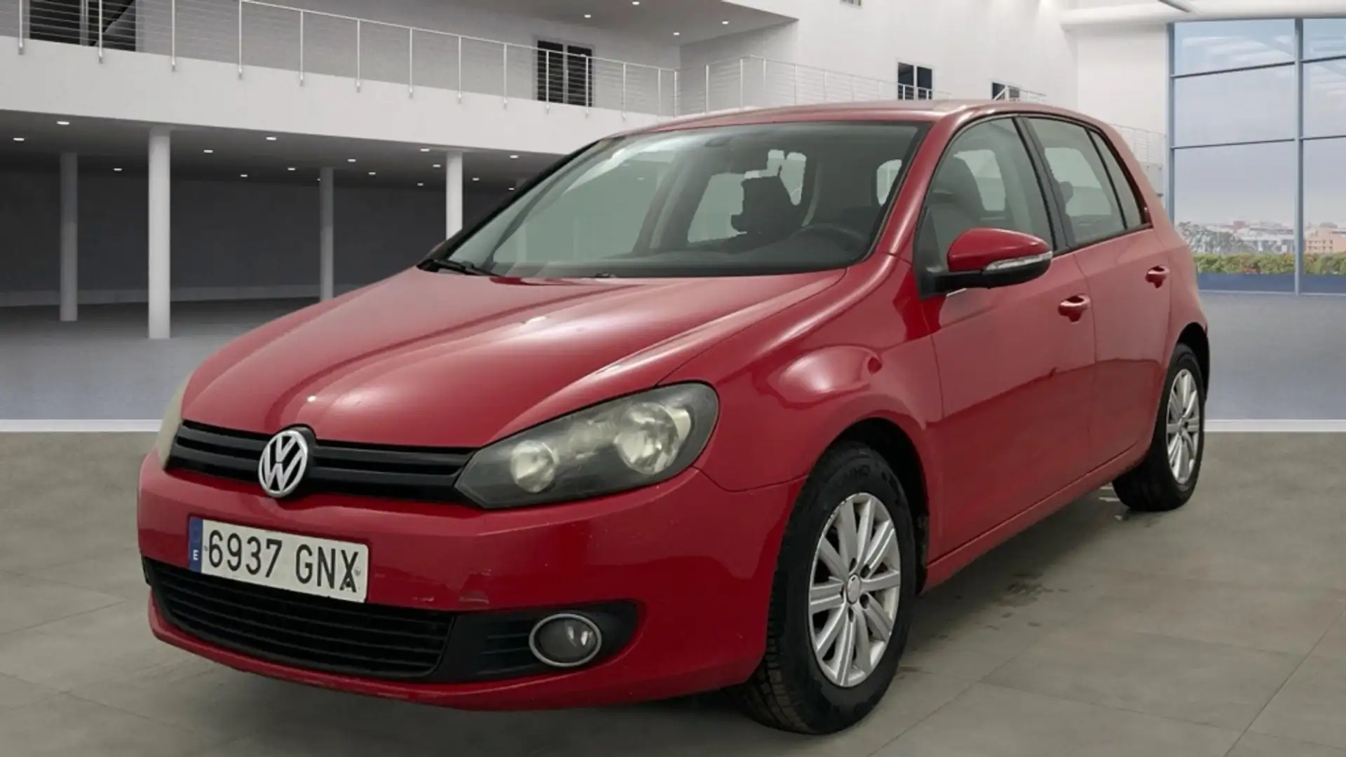 Volkswagen Golf 1.6TDI CR Advance 105 Rojo - 1