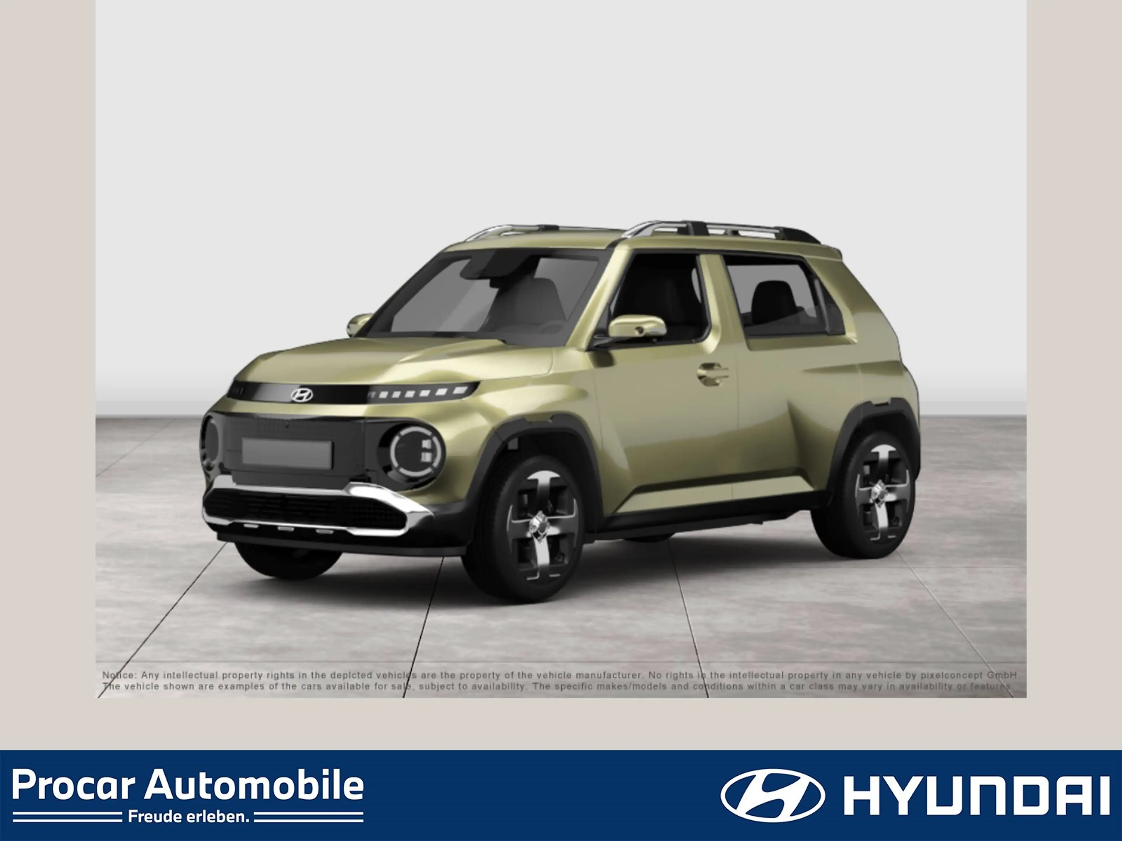 Hyundai Inster 49 kWh (115 PS) 2WD Prime V2L-Paket, Glas-Schiebed