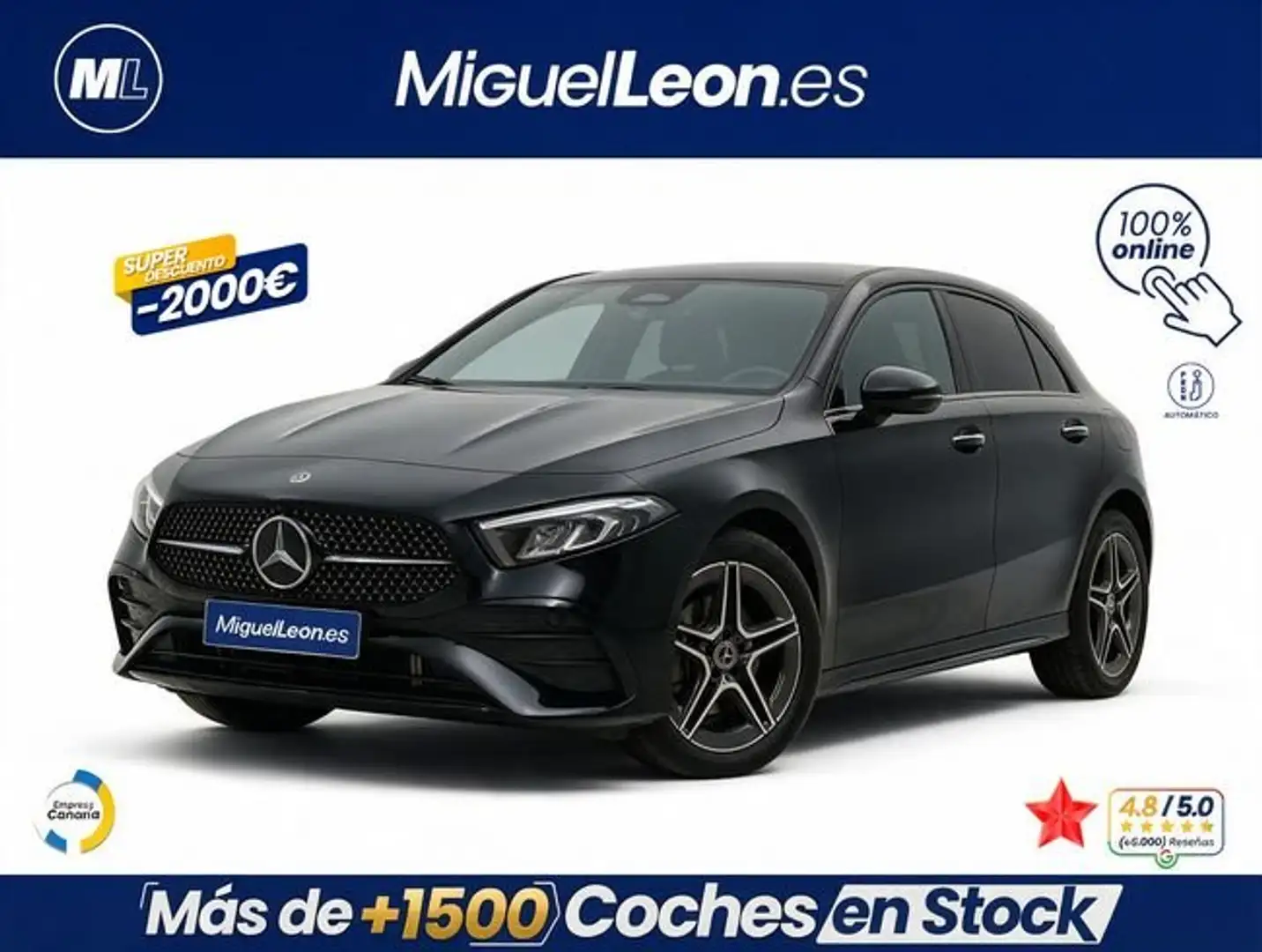 Mercedes-Benz A 250 e Negro - 1