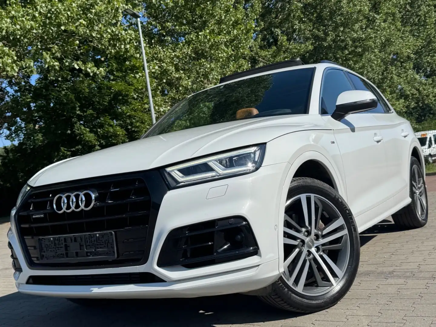 Audi Q5 45 TFSI qua. 3x S-LINE Excl/PANO/MASS/HUD/ACC Weiß - 2