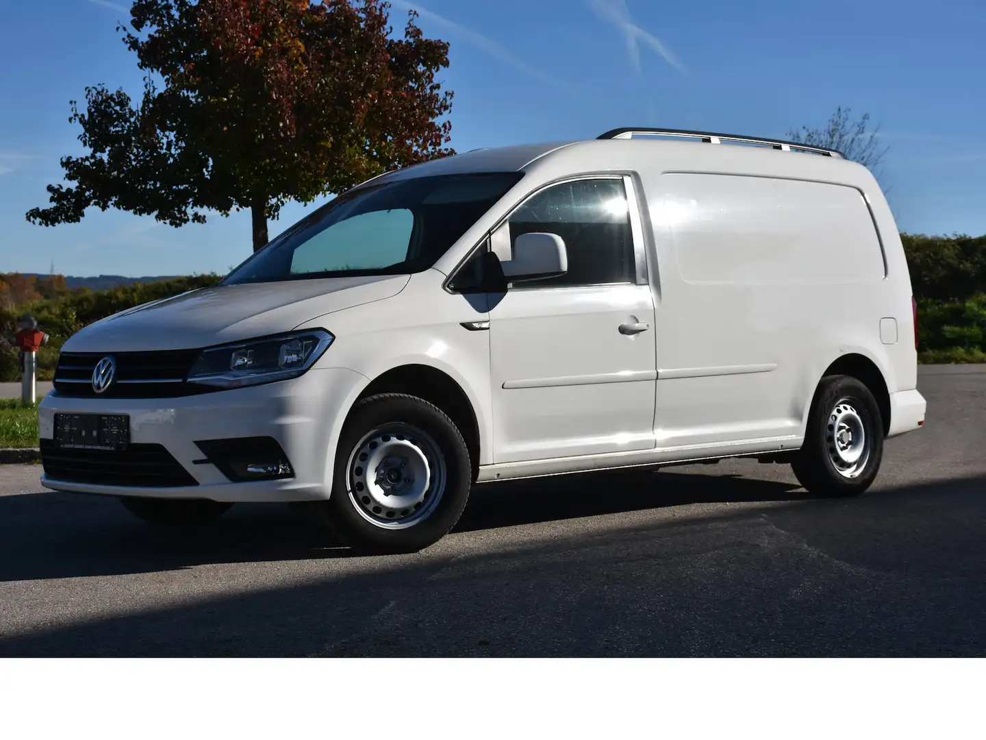 Volkswagen Caddy Maxi Kasten Trendline BMT/Klima/Navi Blanc - 1
