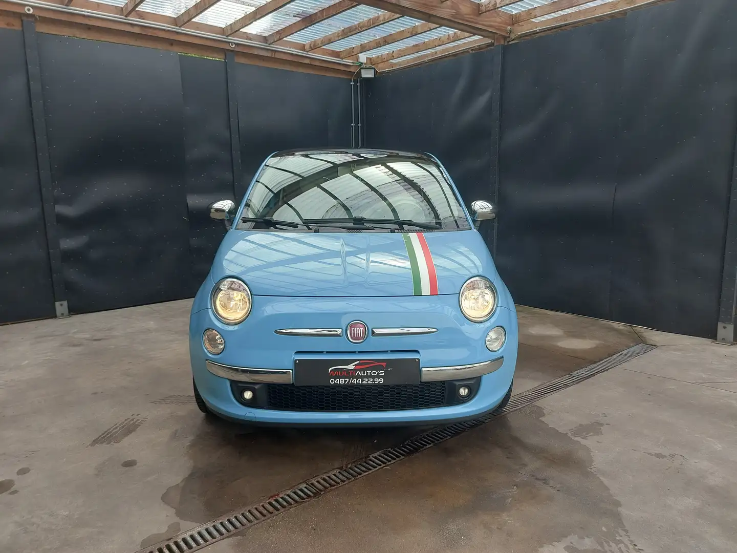 Fiat 500 Blauw - 1