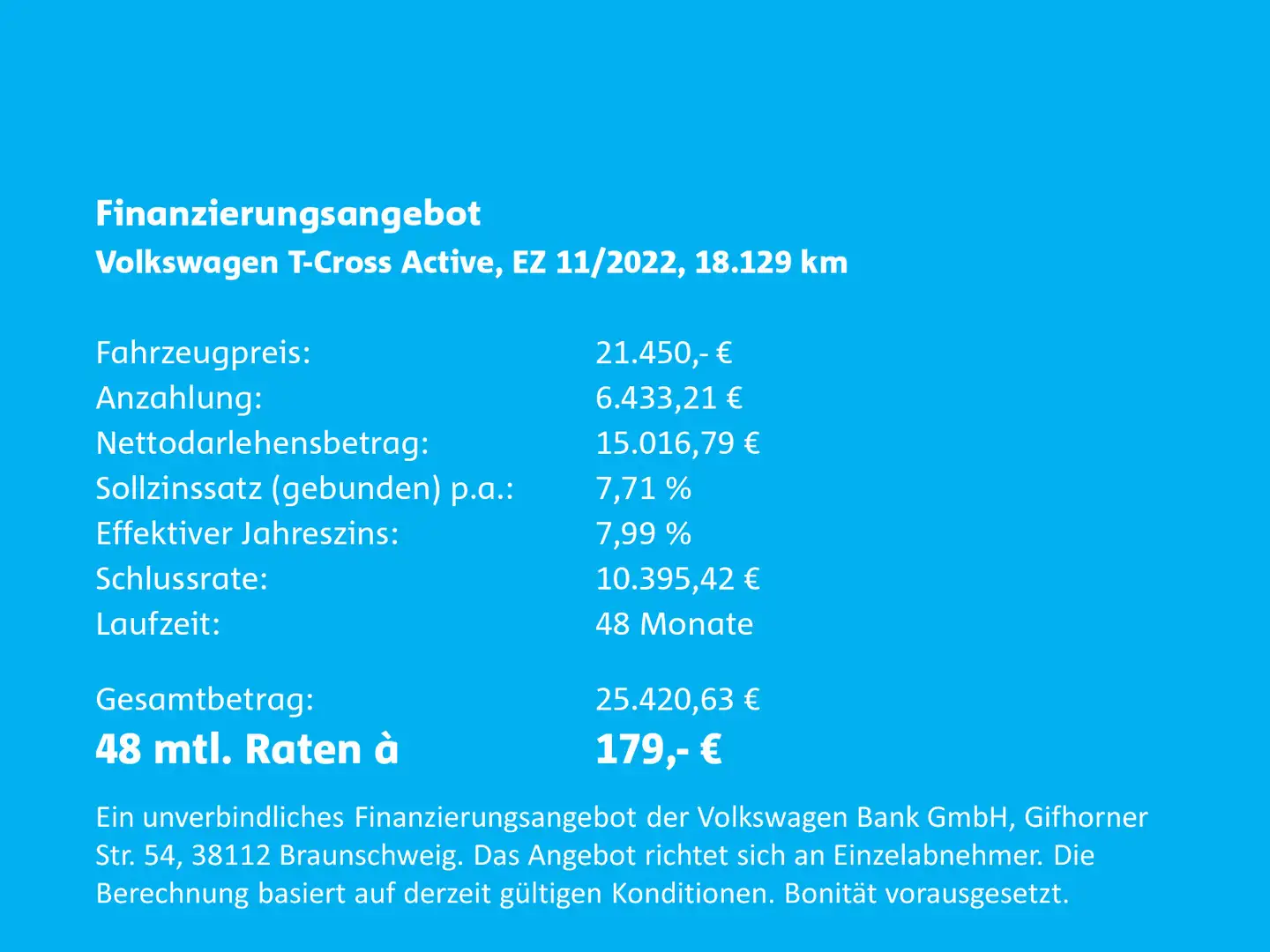 Volkswagen T-Cross Active Blau - 2