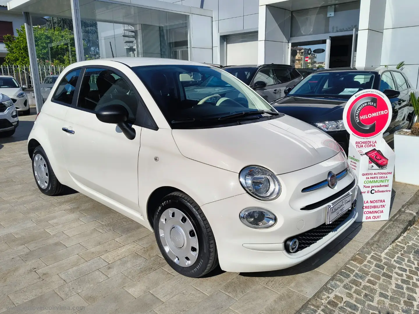 Fiat 500 1.2 EasyPower Cult Blanc - 1