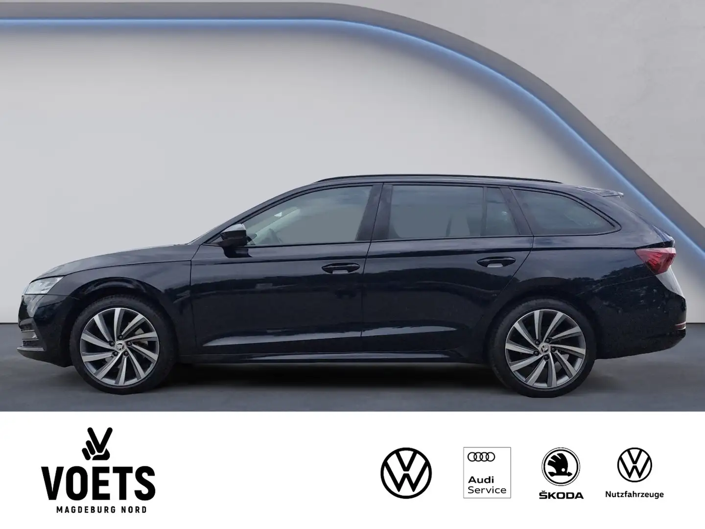Skoda Octavia Combi 2.0TDI STYLE DSG Standhzg.+LE Negro - 2