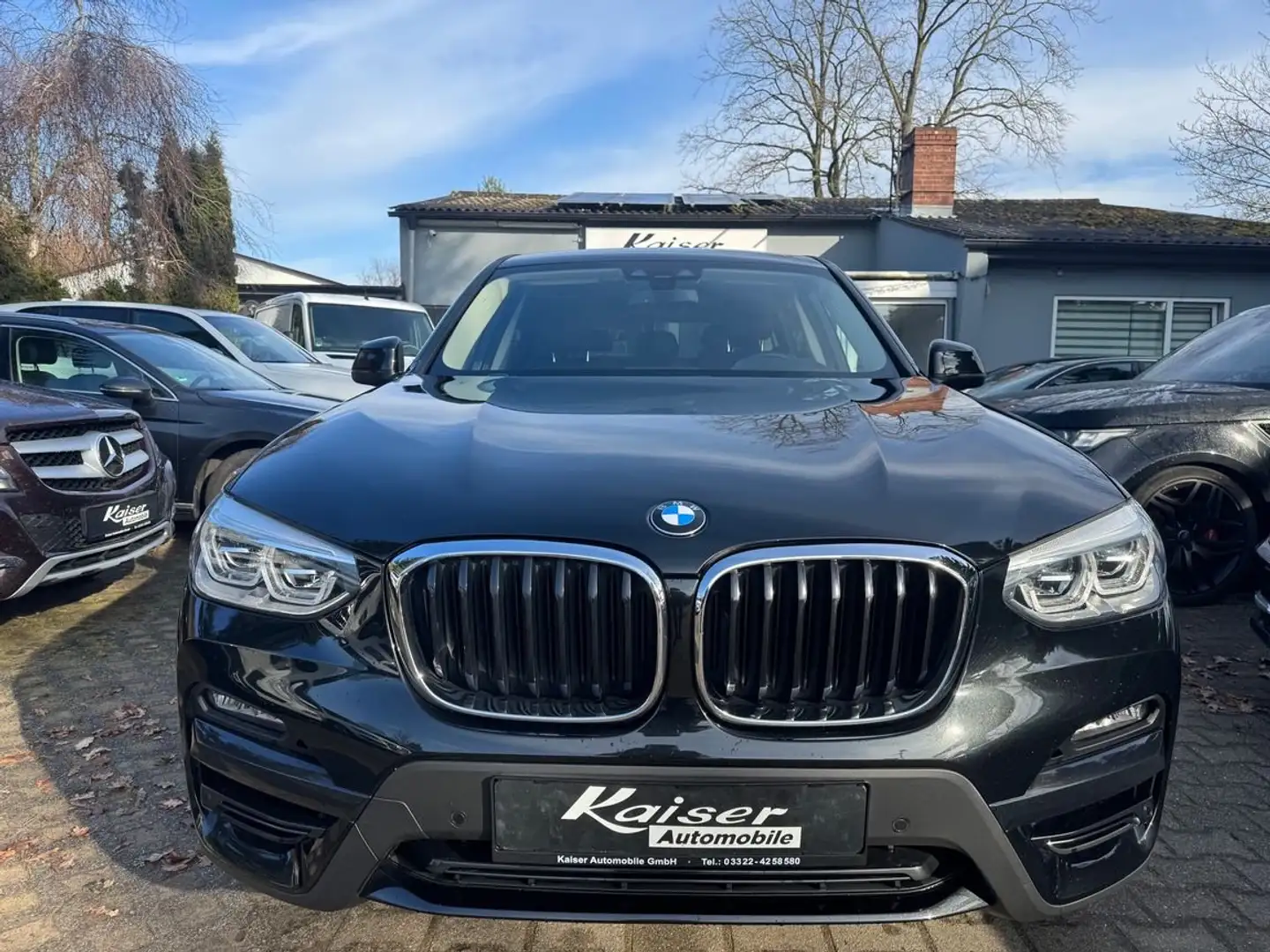 BMW X3 xDrive 20 d Advantage-MwSt.-1.Besitz-Scheckheft Schwarz - 2