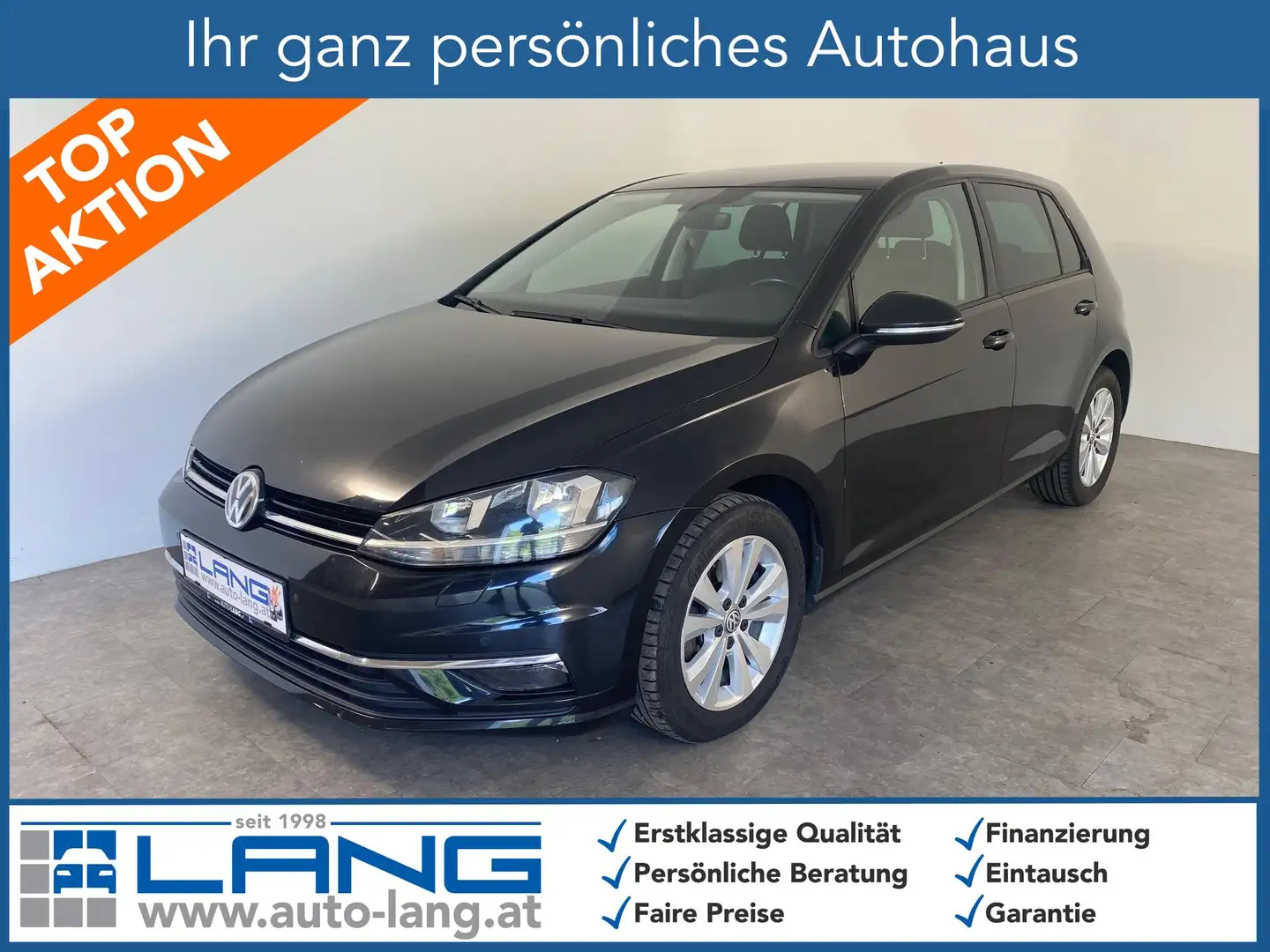 Volkswagen Golf VII 1.6 TDI DSG BMT Rabbit ACC*SITZHEIZUNG 85 k... Schwarz - 1