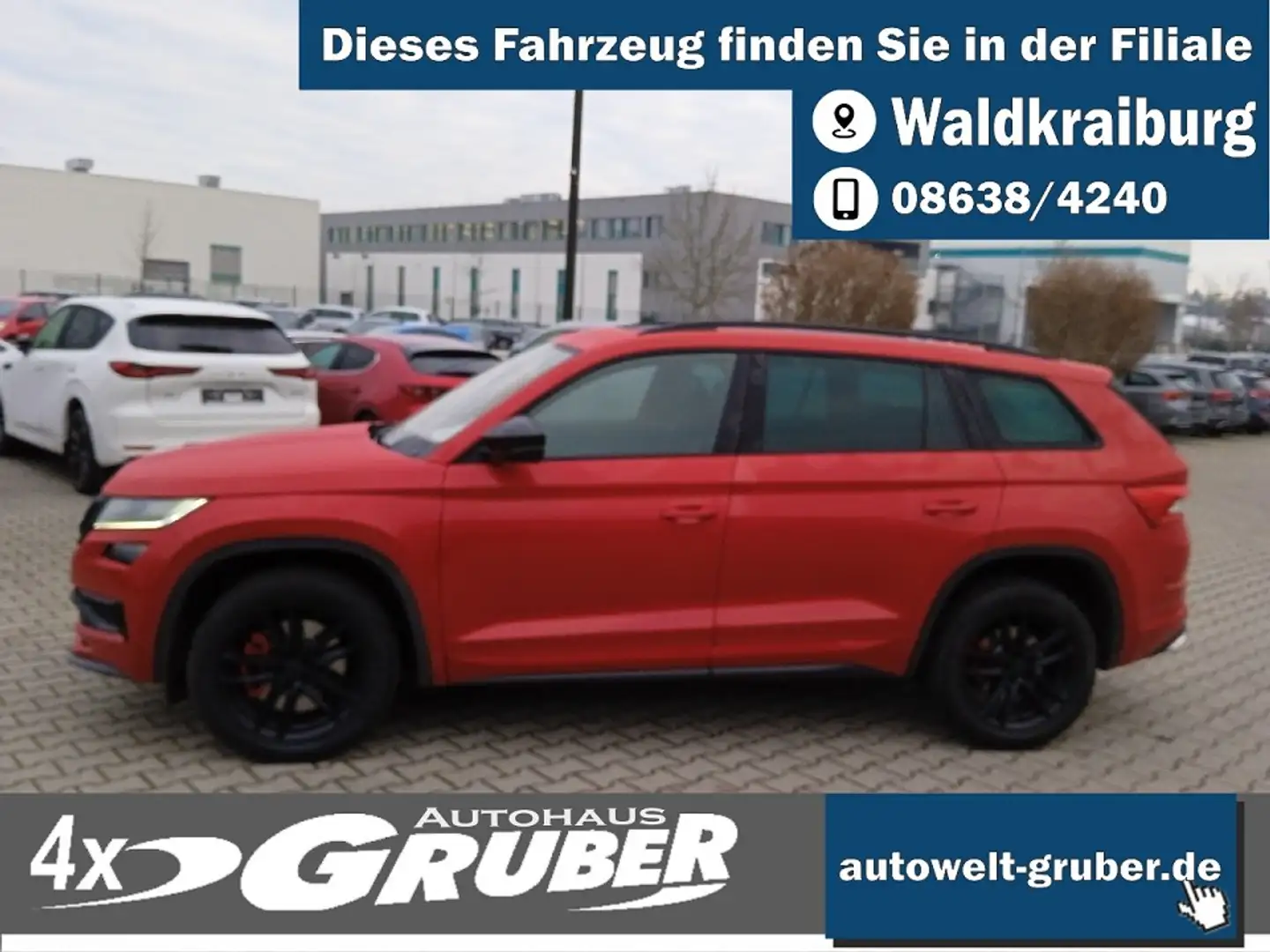 Skoda Kodiaq RS DSG 4WD+Business+Family/Schlafpaket+Pano Rot - 2