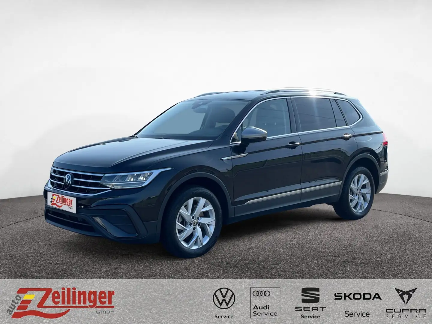 Volkswagen Tiguan Allspace Life 4Mo TDI DSG|7-S|AHK|eHECK Schwarz - 1