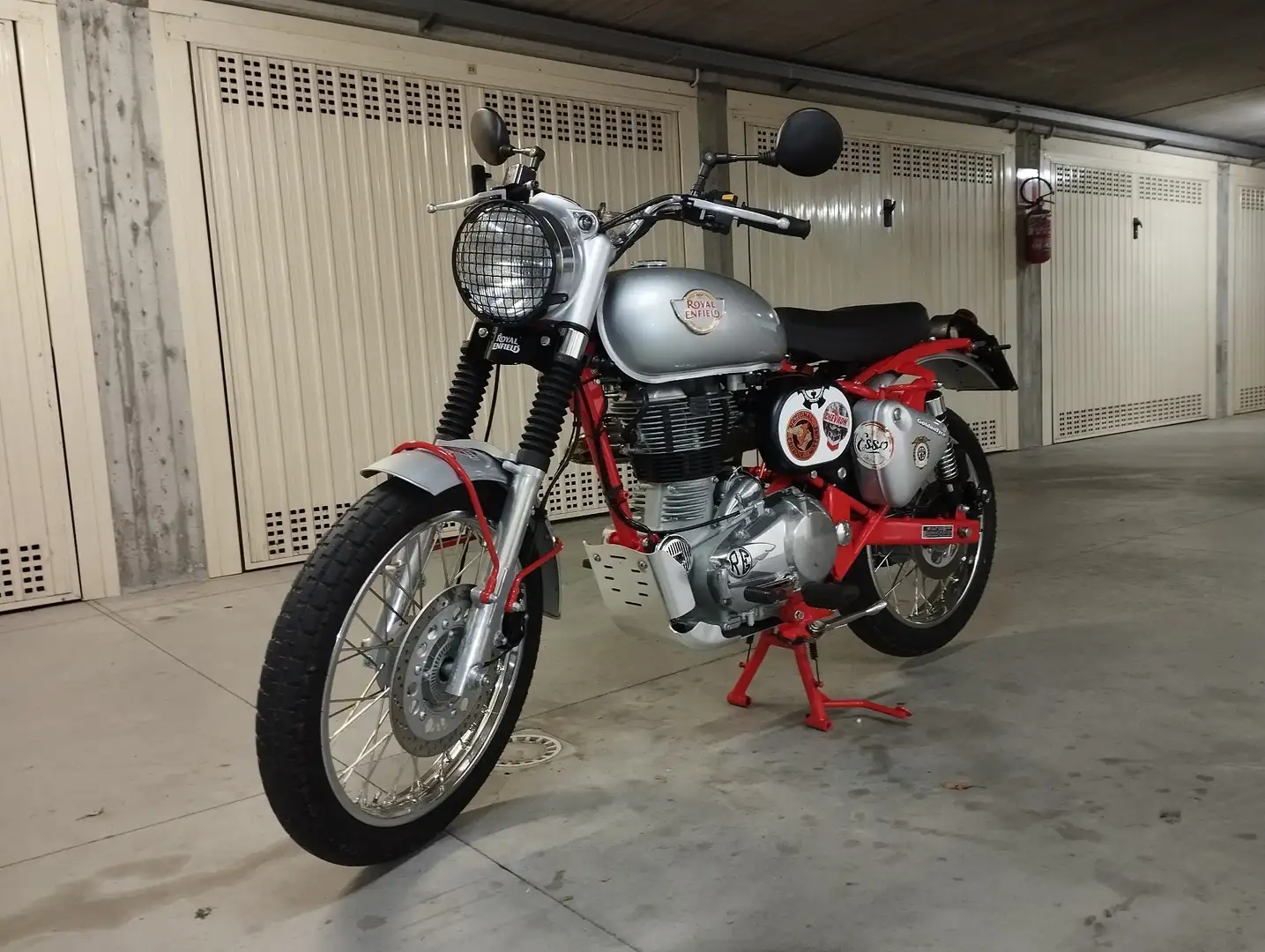 Royal Enfield Bullet 500 trials Srebrny - 2
