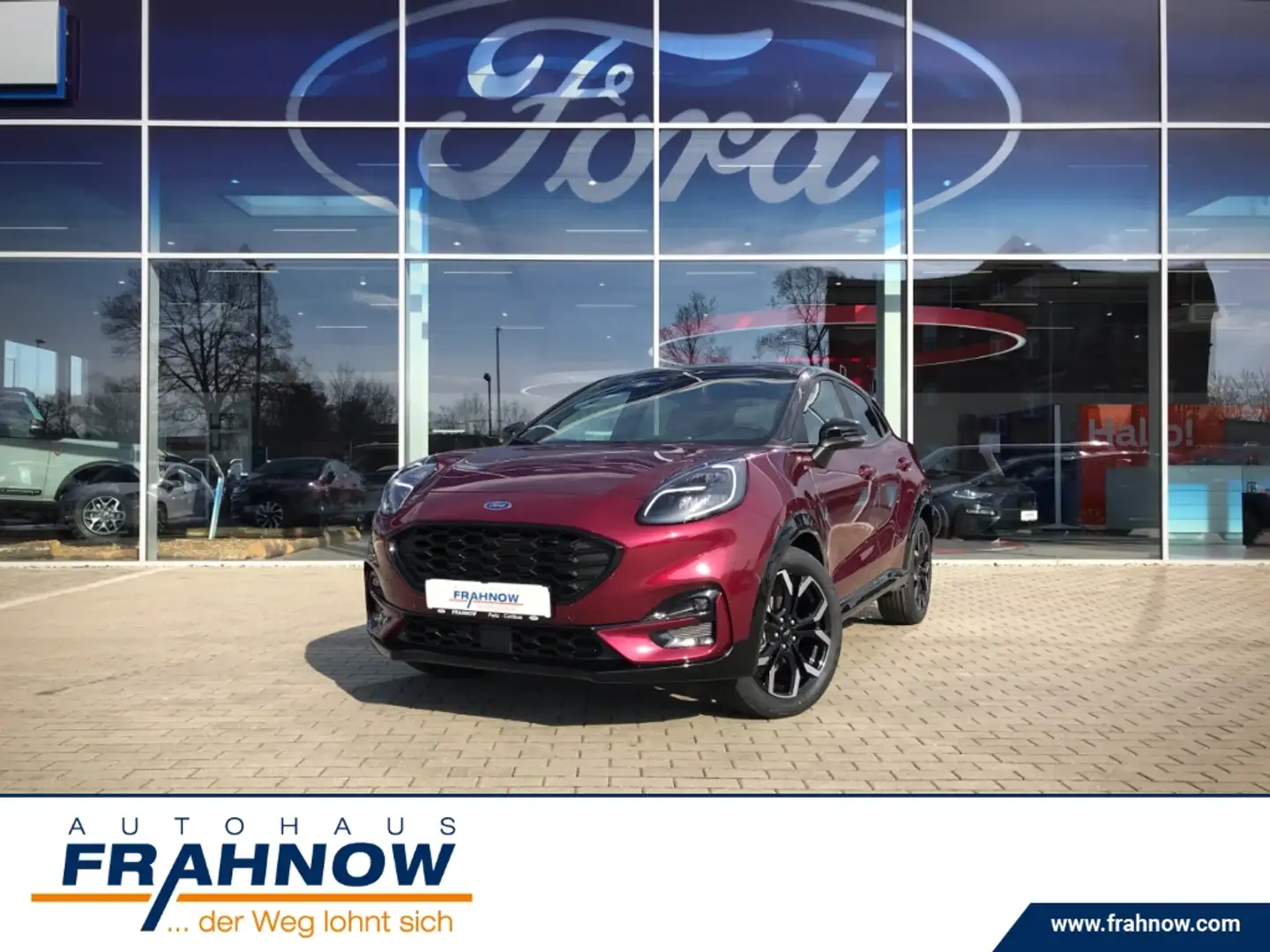 Ford Puma 1.0 EcoBoost MHEV VIVID RUBY EDITION LED NAVI ACC Rot - 1
