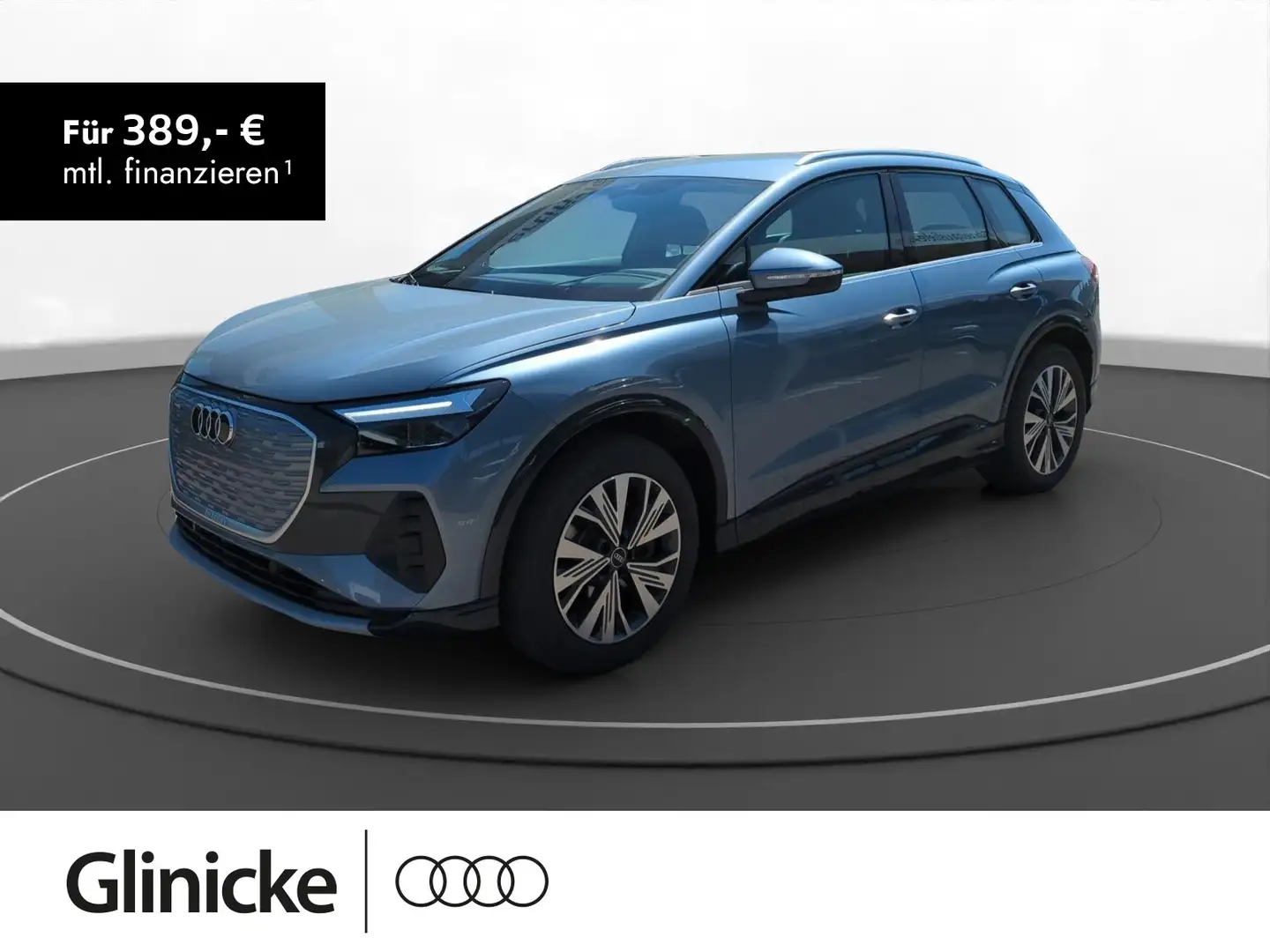 Audi Q4 e-tron 40 AHK SiHzg HUD Bleu - 1