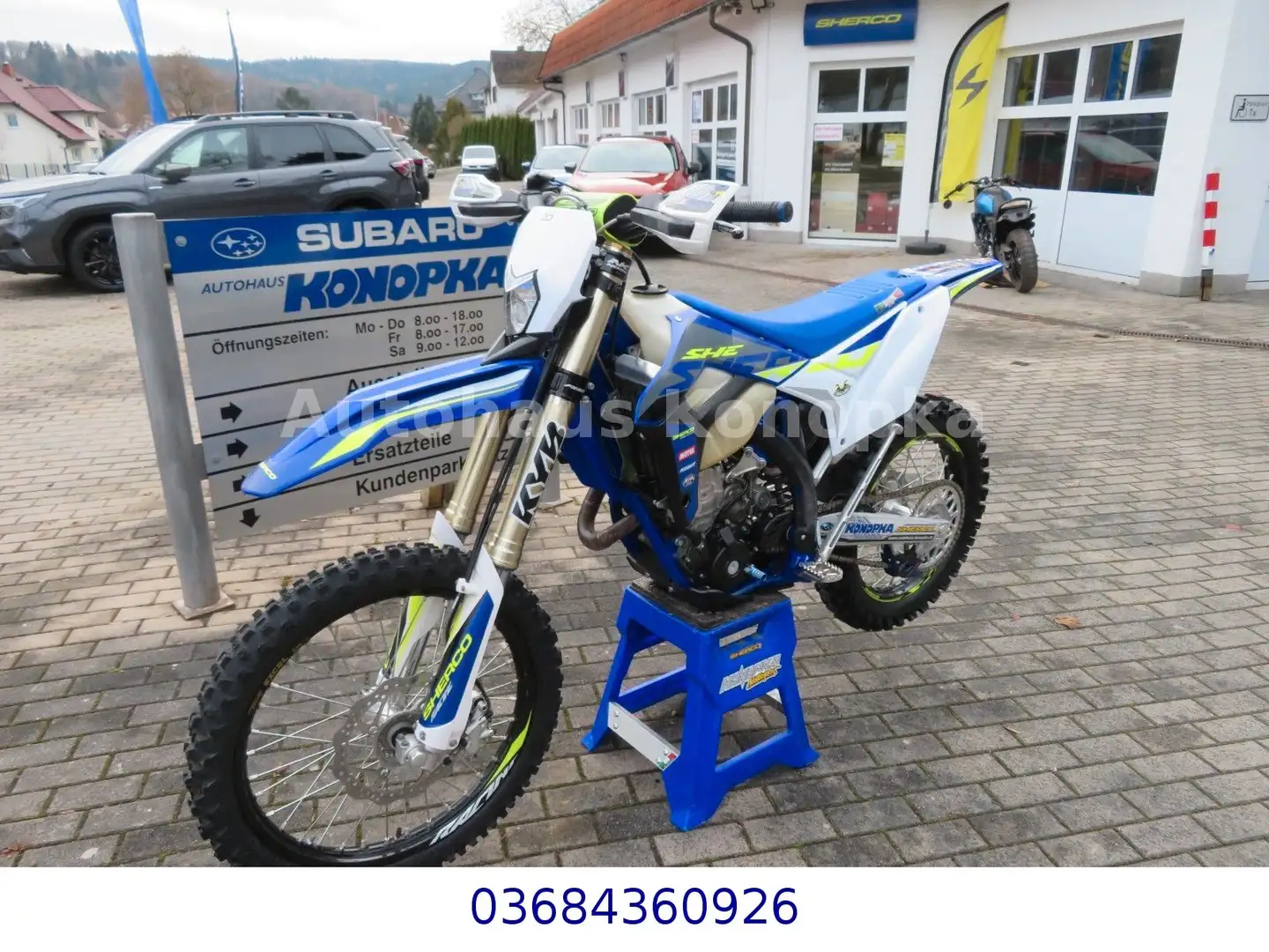 Sherco 250 SEF erst 10 Betriebsstunden Blau - 1