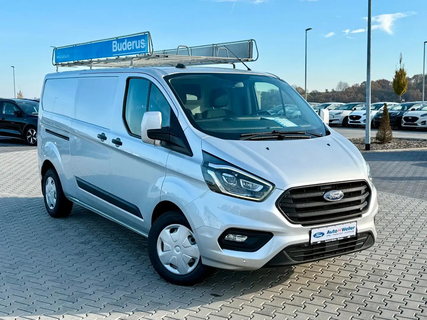 Ford Transit Custom Kasten L2 2.0 TDCi Sortimo Ausbau Silber - 2