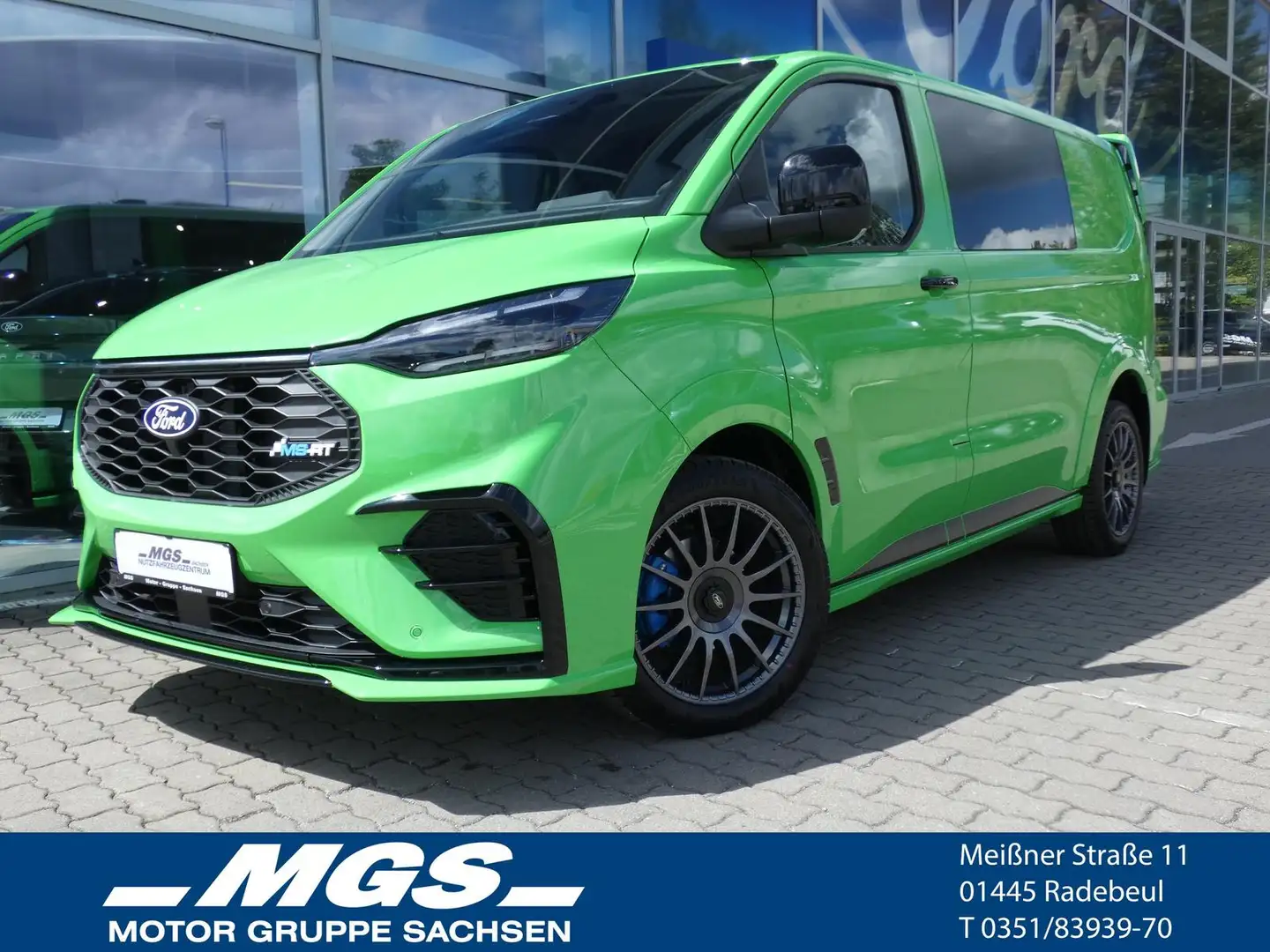 Ford Transit Custom 2,0l Transit Custom MS-RT Doka #Matrix-LED #AHK Green - 1