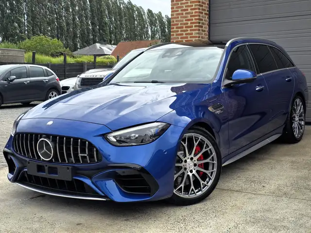 Mercedes-Benz C 63 AMG S E Performance - 680 PK - Spectral Blue - ALS NIEUW