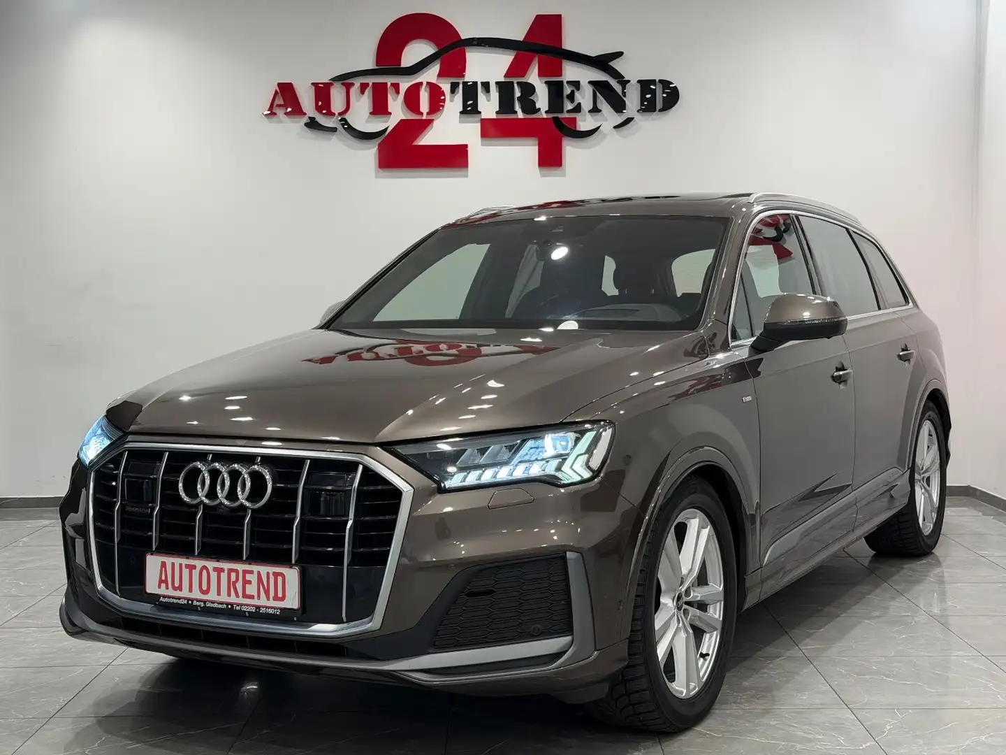 Audi Q7 50 TDI quattro S line 7-SITZER PANO+STANDHEIZ Braun - 1