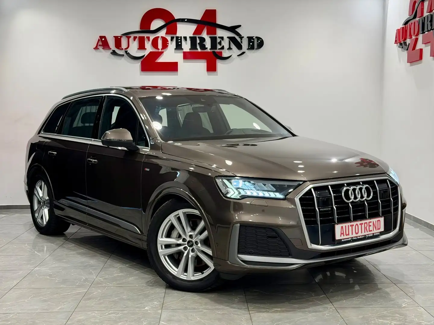 Audi Q7 50 TDI quattro S line 7-SITZER PANO+STANDHEIZ Braun - 2
