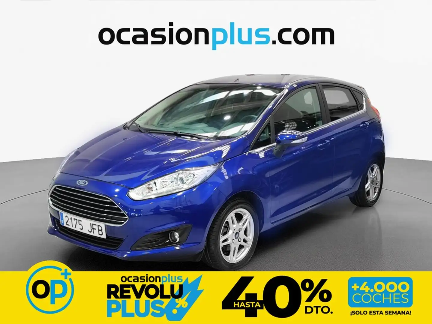 Ford Fiesta 1.0 EcoBoost Titanium Azul - 1