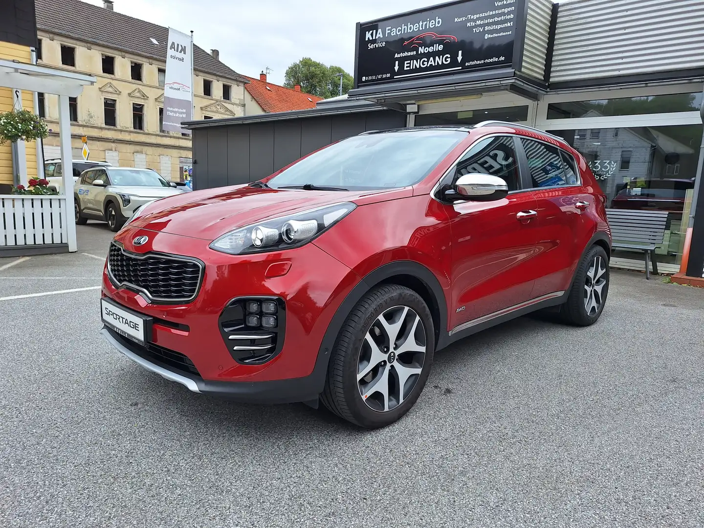 Kia Sportage 1.6 T-GDI AWD GT Line, AHK, NAVI, SHZ Rouge - 1