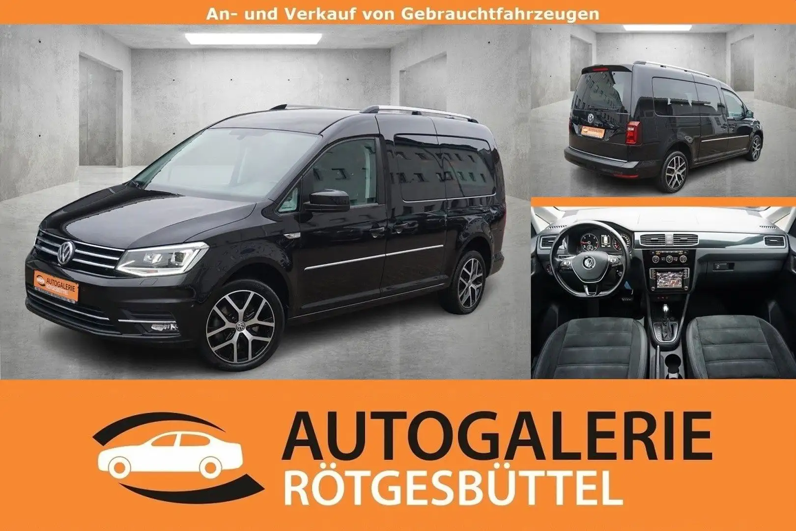 Volkswagen Caddy Maxi 2.0 TDI DSG HIGHLINE *KAMERA*ACC*AHK* Schwarz - 1