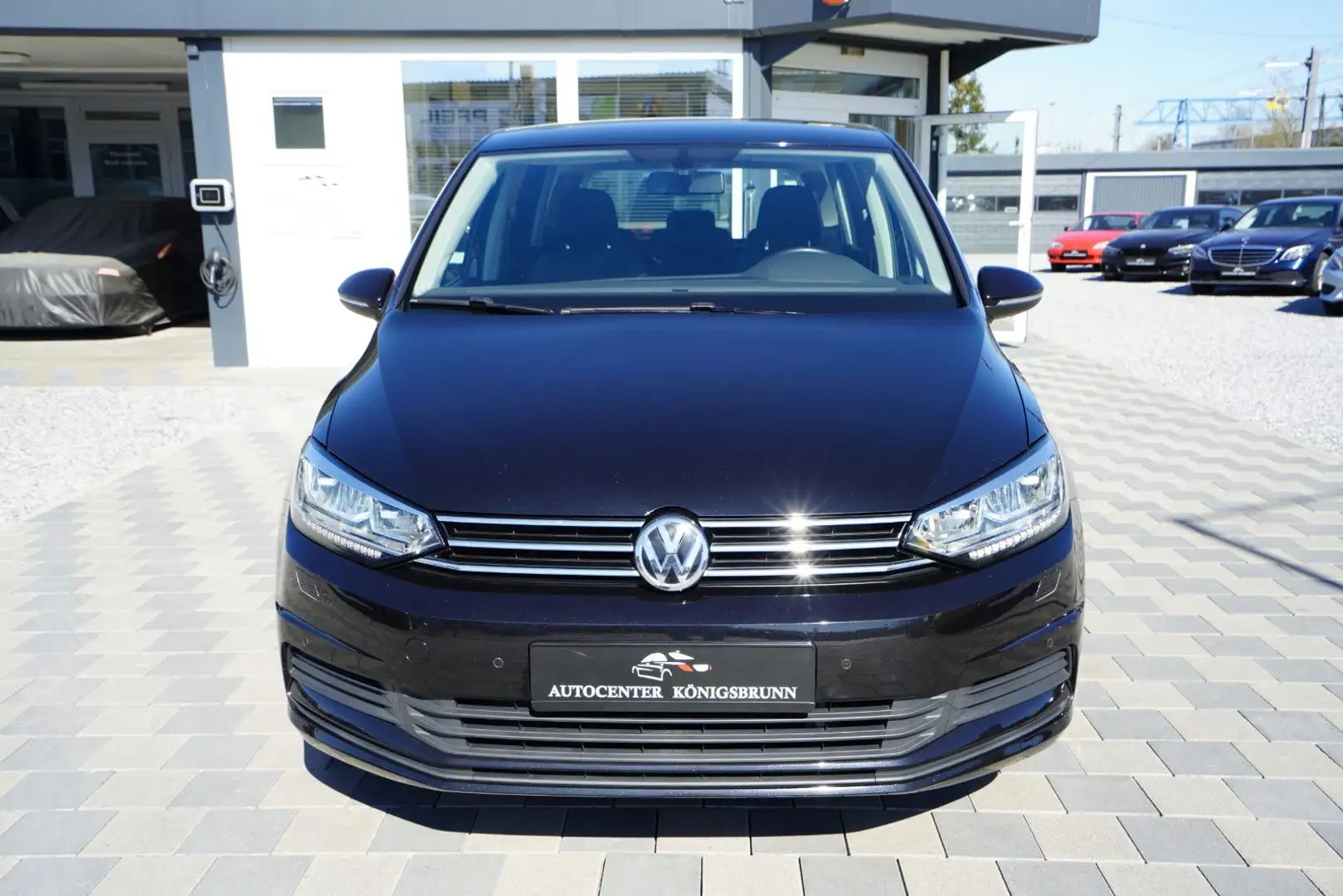 Volkswagen Touran 1.6 TDI Trendline*AHK*Navi*Tempo*7 Sitze* Schwarz - 2