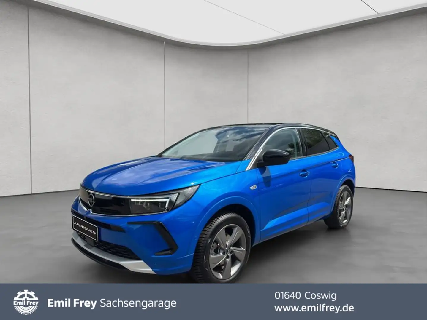 Opel Grandland Grandland 1.2 DI Automatik Elegance NAVI*LED*RFC Bleu - 1