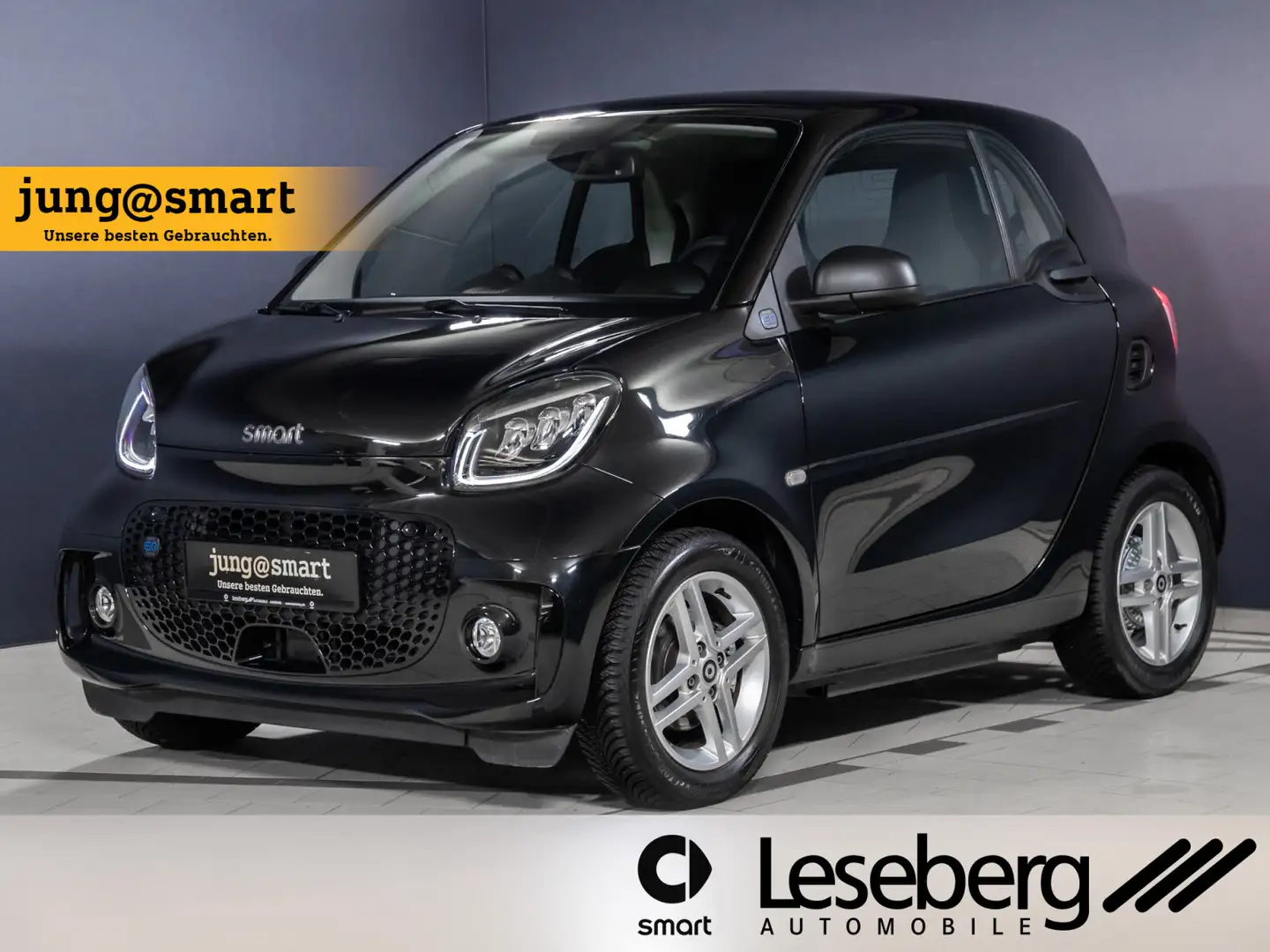 smart forTwo ForTwo Coupé EQ Passion LED/22kW/Pano/Kamera/DAB Noir - 1