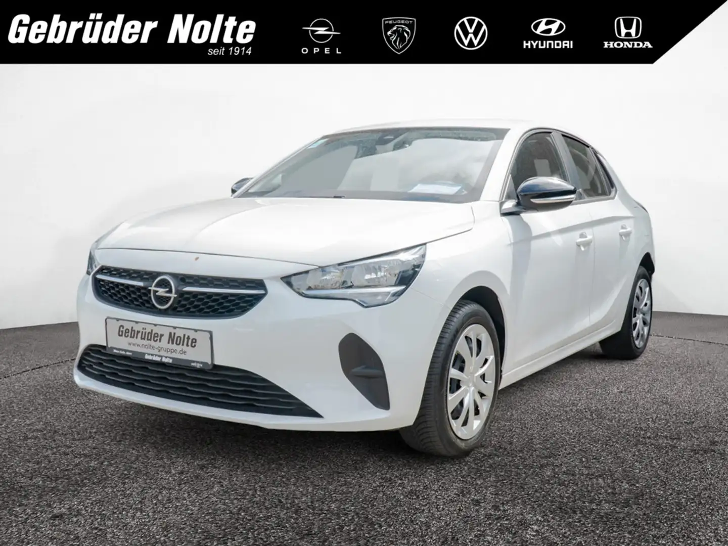 Opel Corsa F e Edition PDC SHZ KAMERA INTELLILINK Blanc - 1