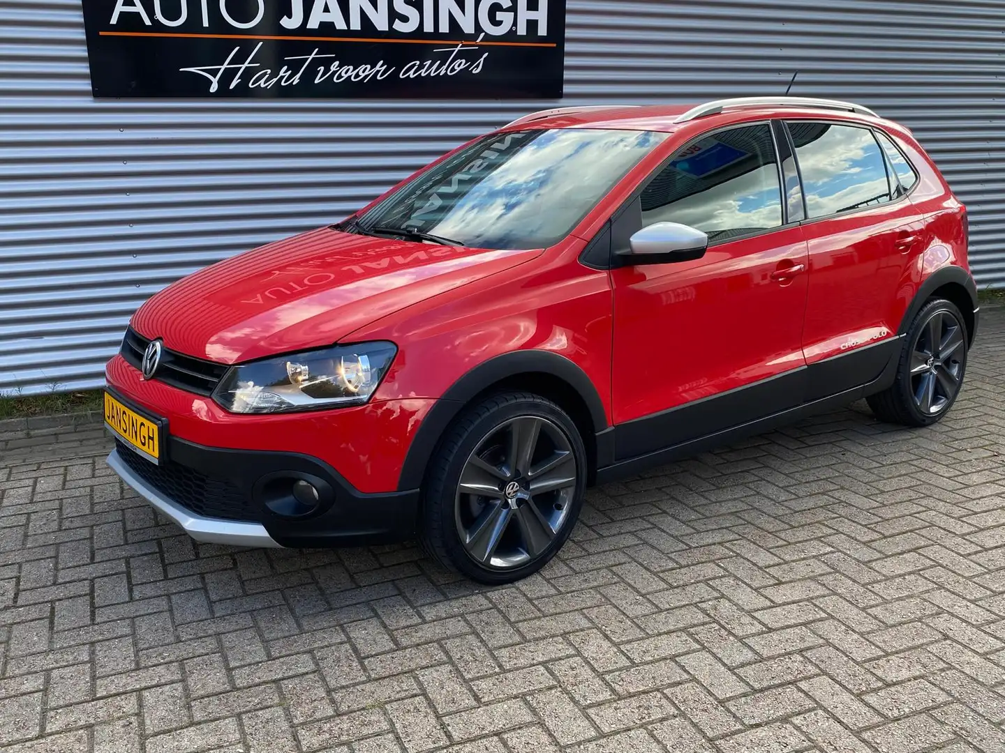 Volkswagen Polo Cross 1.2-12V | Cruise control | Airco | LM Velgen | RIJ Piros - 1