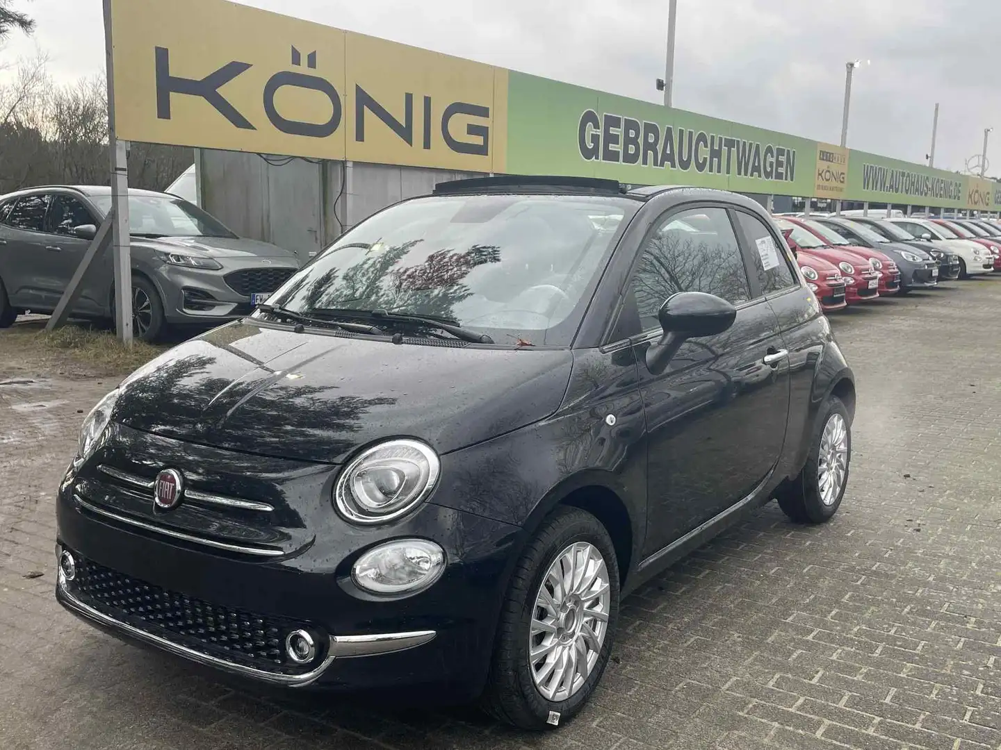 Fiat 500C Cabrio MY23 1.0 Dolcevita Navi PDC Klima Noir - 1