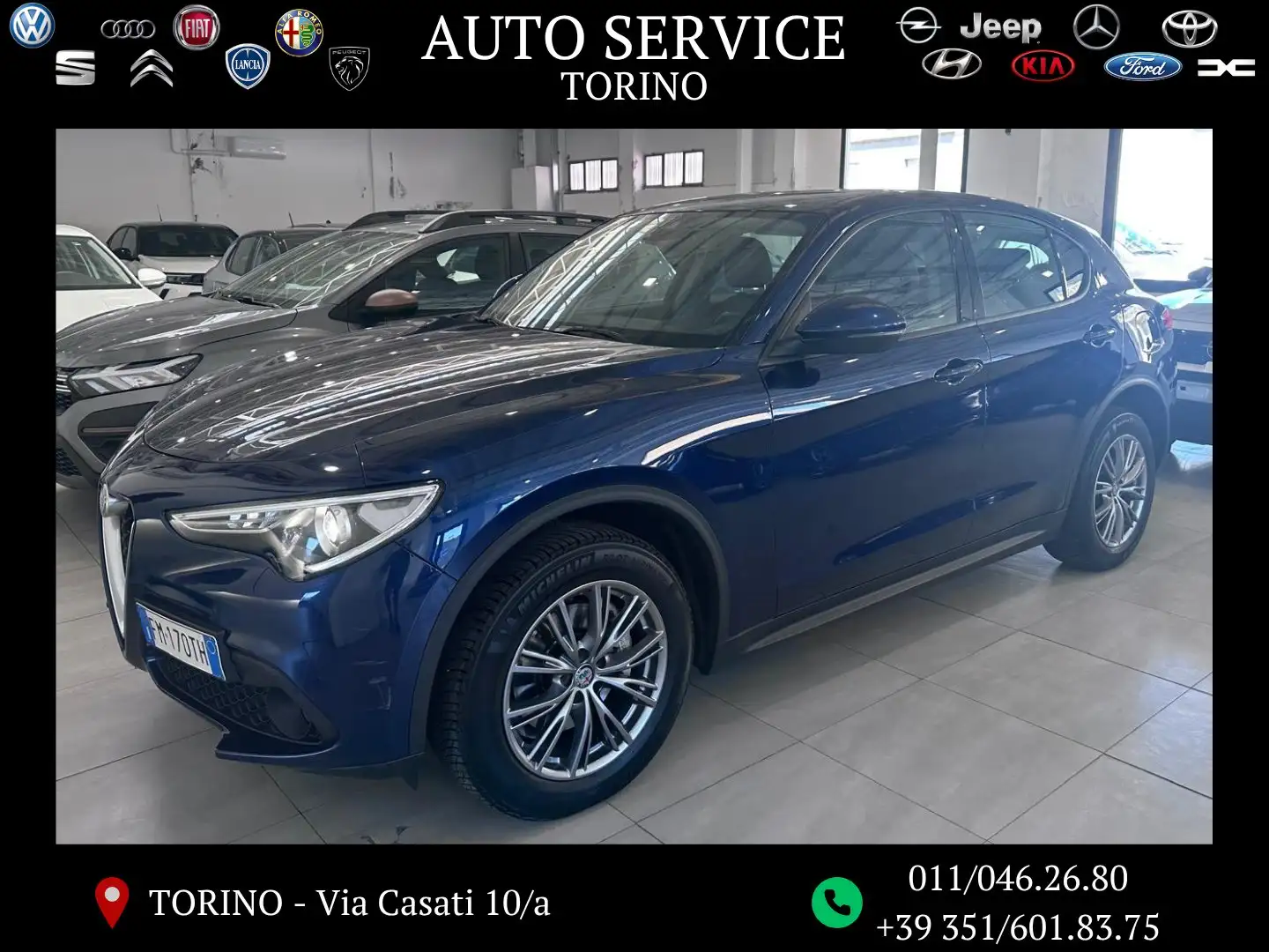 Alfa Romeo Stelvio Stelvio 2017 2.2 t Executive Q4 210cv auto Blu/Azzurro - 1