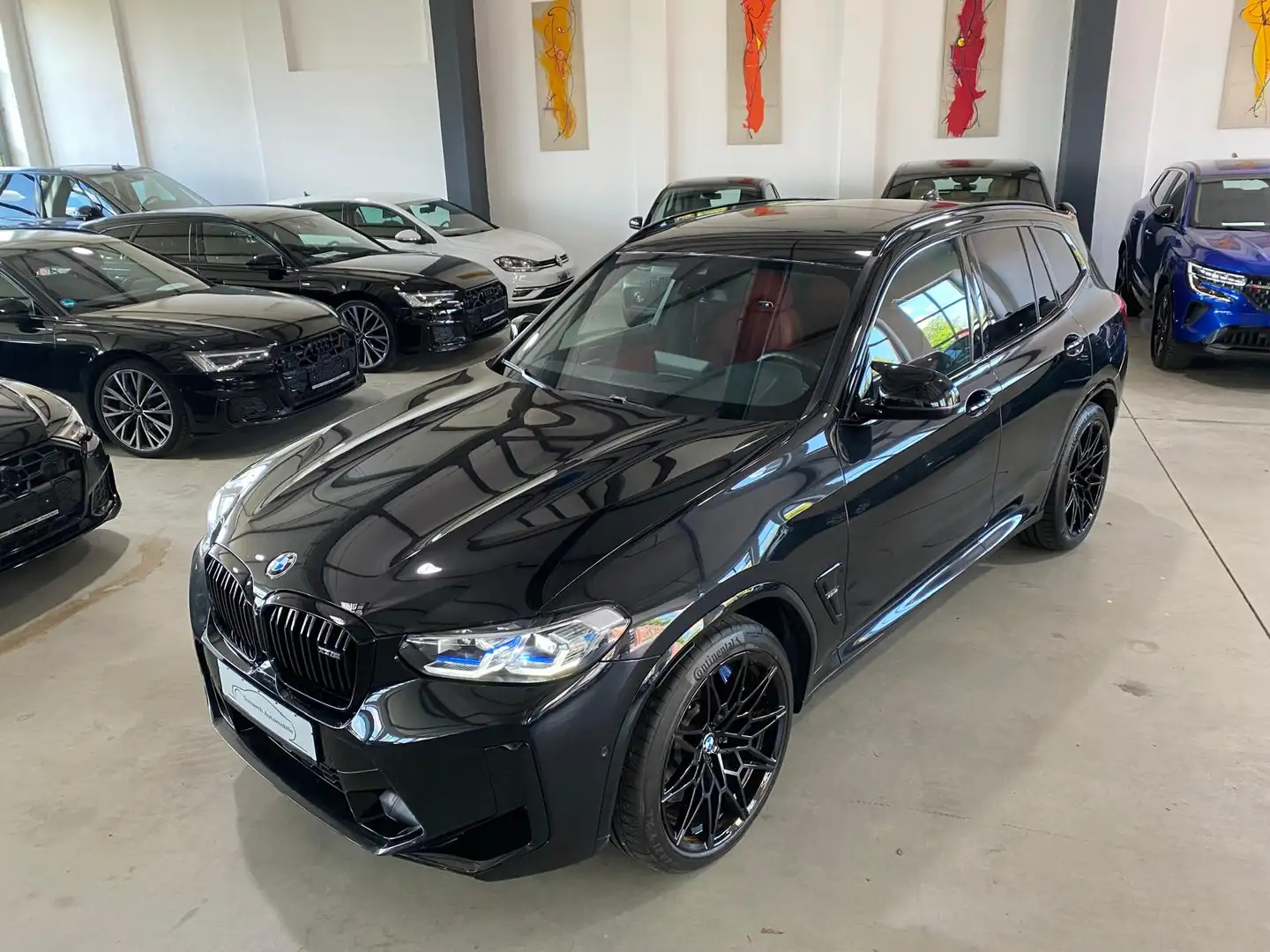 BMW X3 M Competition/Leder Rot/Laser/Pano/HUD/H&K/ Negru - 2