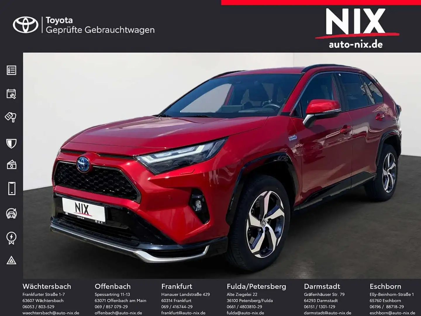 Toyota RAV 4 RAV4 2.5 Plug-in-Hybrid LED KAMERA Rot - 1