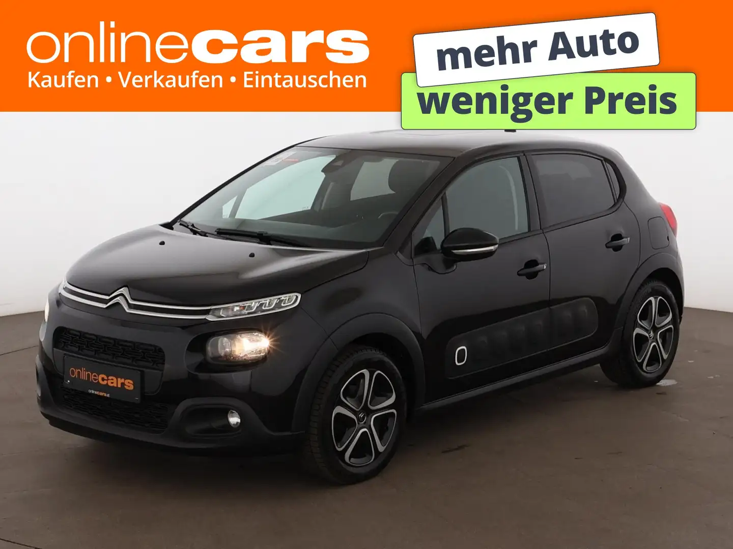 Citroen C3 1.2 PureTech 110 Shine LED TEMPOMAT KLIMA PDC Schwarz - 1