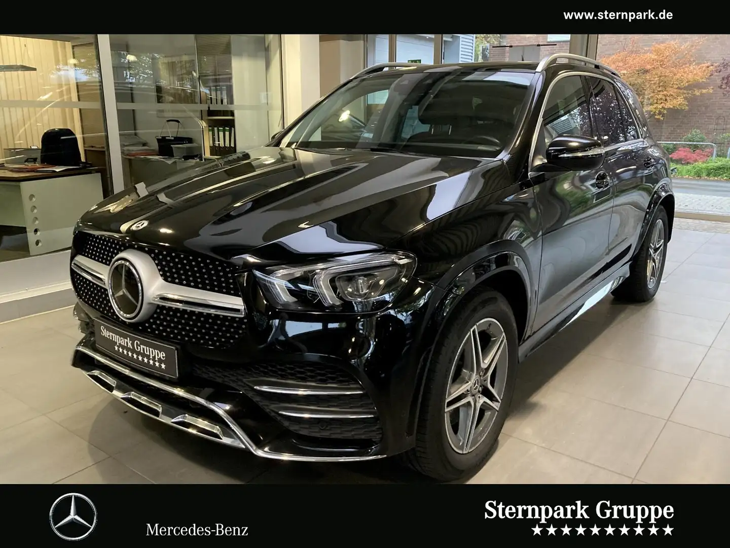 Mercedes-Benz GLE 300 GLE 300 d 4M AMG 7 Sitze+Pano+Distron+AHK+Memory Schwarz - 1