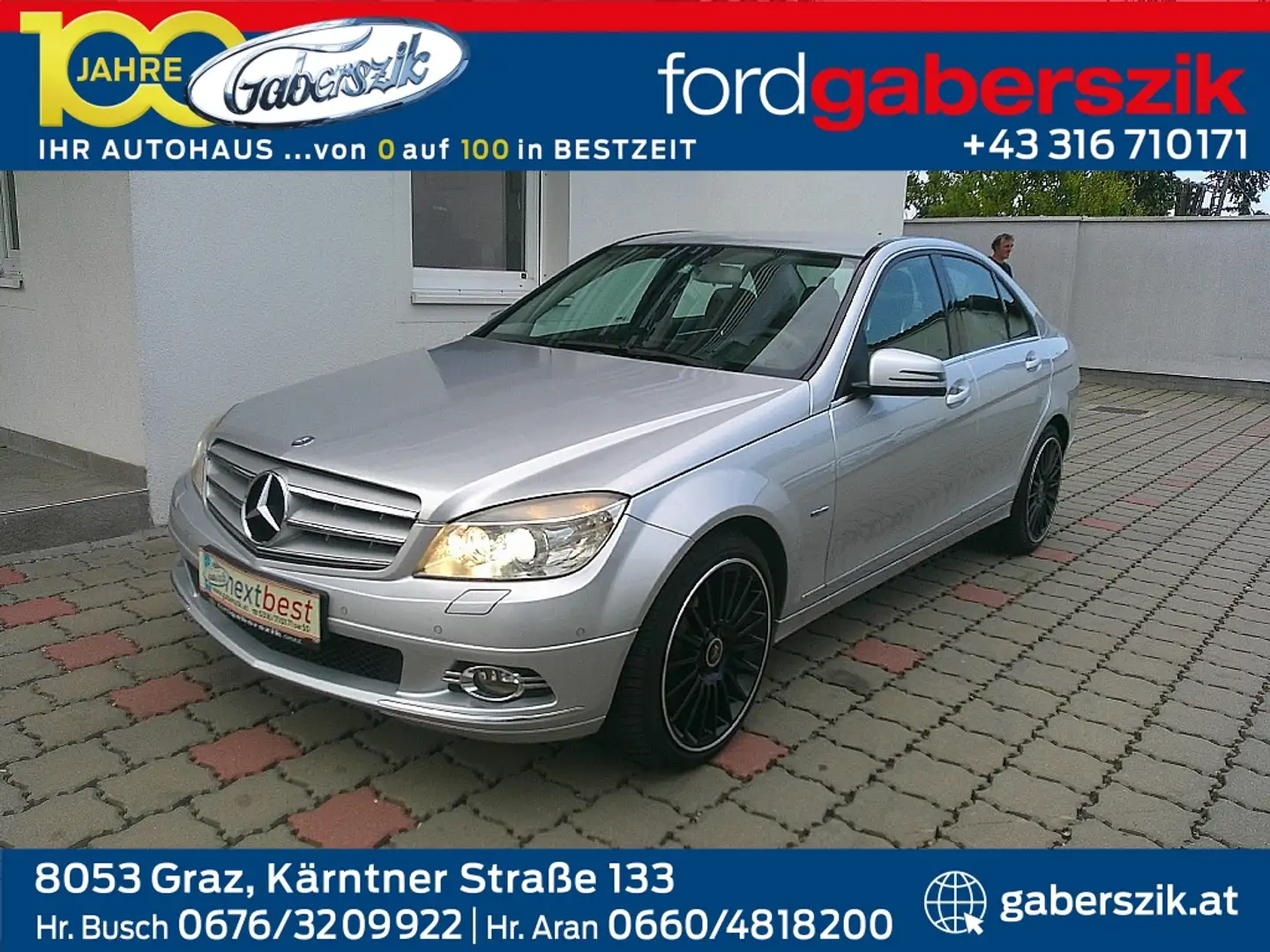 Mercedes-Benz C 350 Elegance CDI 4MATIC Aut. Ezüst - 1