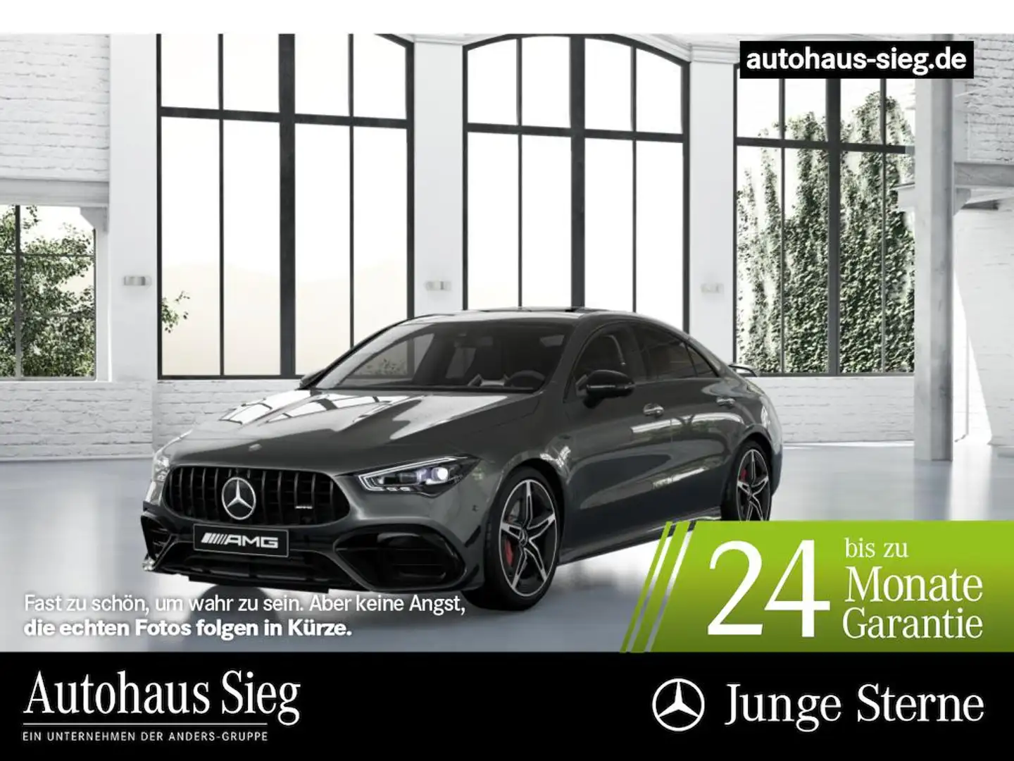 Mercedes-Benz CLA 45 AMG S AMG 4M+ AERO+Perf.Sitze+Pano+Burm+ Grijs - 1