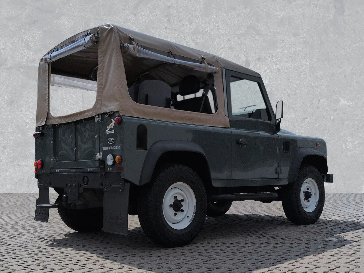Land Rover Defender Defender 90 TD4 Soft Top E ABS ESP **TOPZUSTAND* Grün - 2