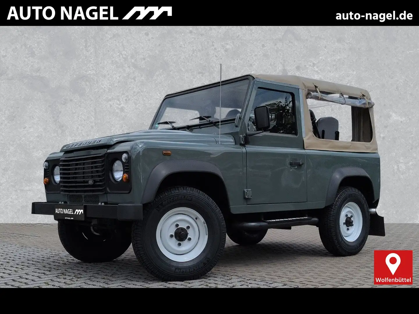 Land Rover Defender Defender 90 TD4 Soft Top E ABS ESP **TOPZUSTAND* Grün - 1