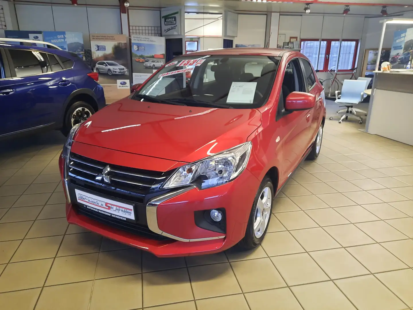 Mitsubishi Space Star 1.2  Plus  Jahreswagen +  4 x Winterräder Rood - 2