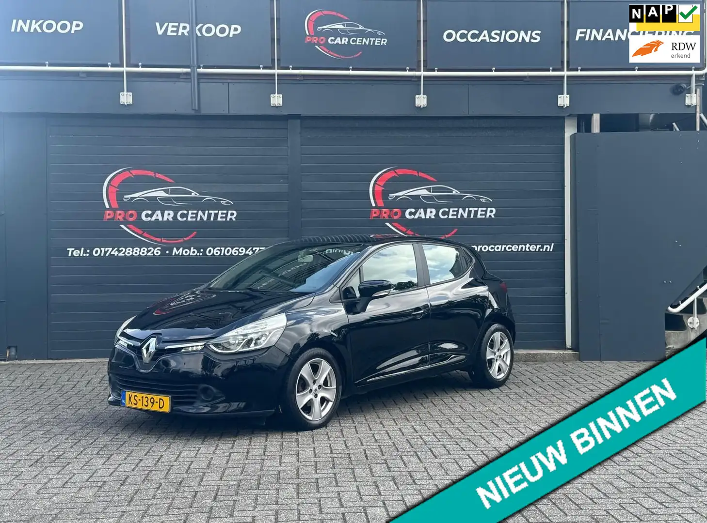 Renault Clio 0.9 TCe Dynamique AIRCO|CRUISE|NAVI|EL.RAMEN|LMV|A Zwart - 1