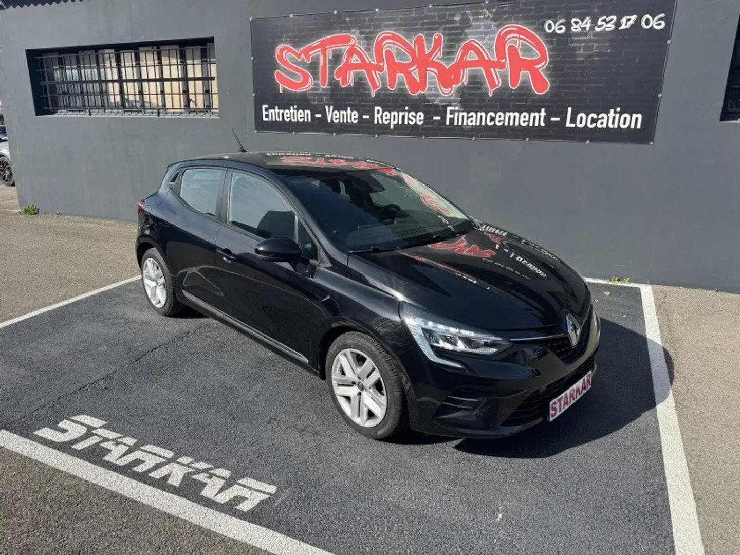 Renault Clio V 1.0 TCE 90CH BUSINESS X-TRONIC -21 Zwart - 1